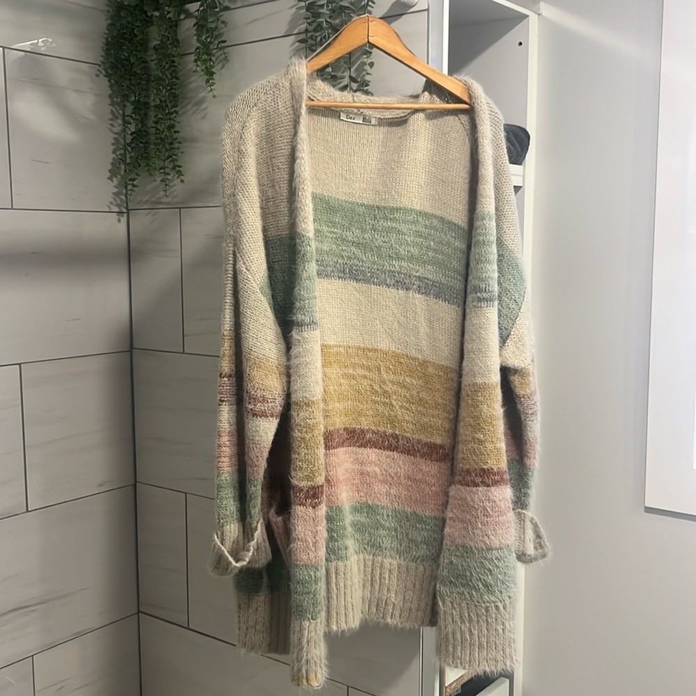 Pastel long cozy sweater